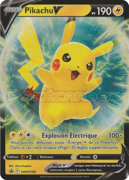 PROMO [FR] SWSH198 PIKACHU-V