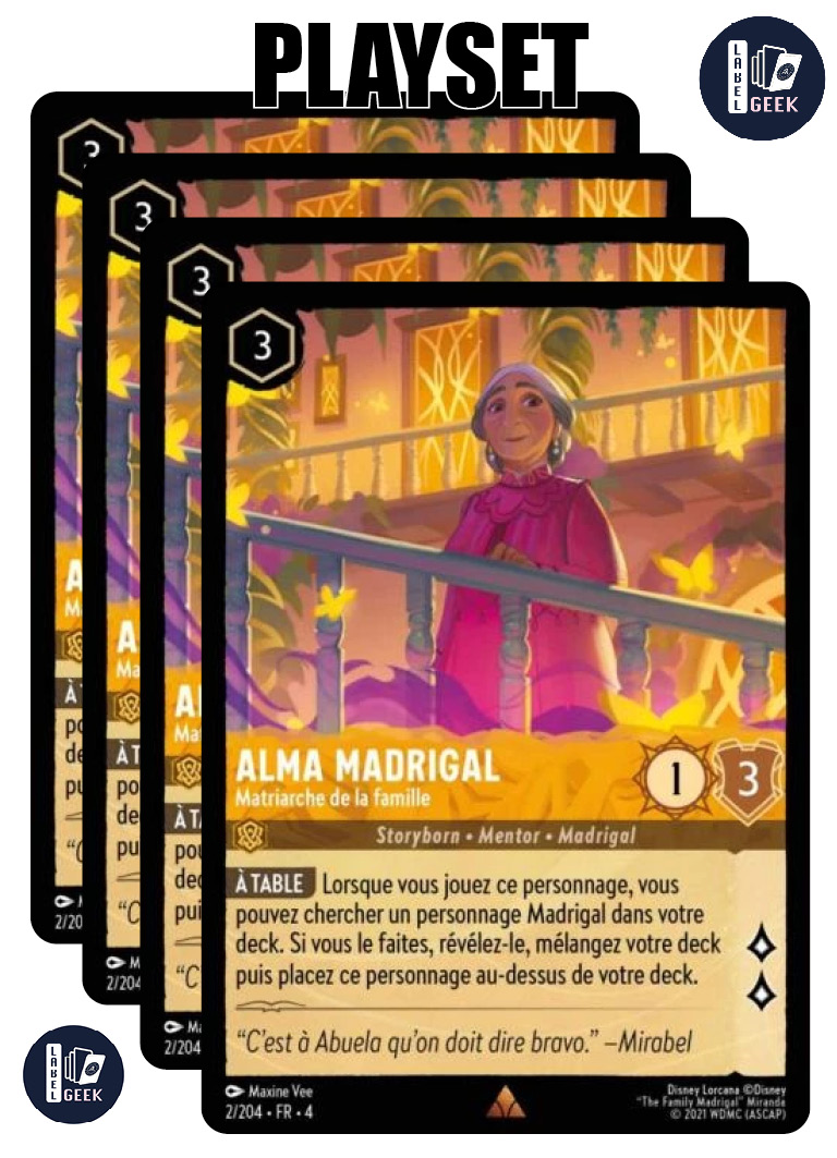 PLAYSET LOR04-002 ALMA MADRIGAL, MATRIARCHE DE LA FAMILLE