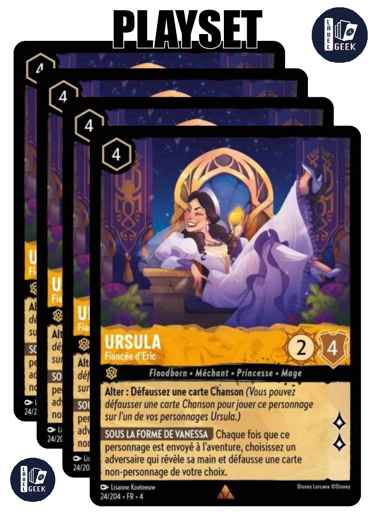 PLAYSET LOR04-024 URSULA, FIANCEE D'ERIC