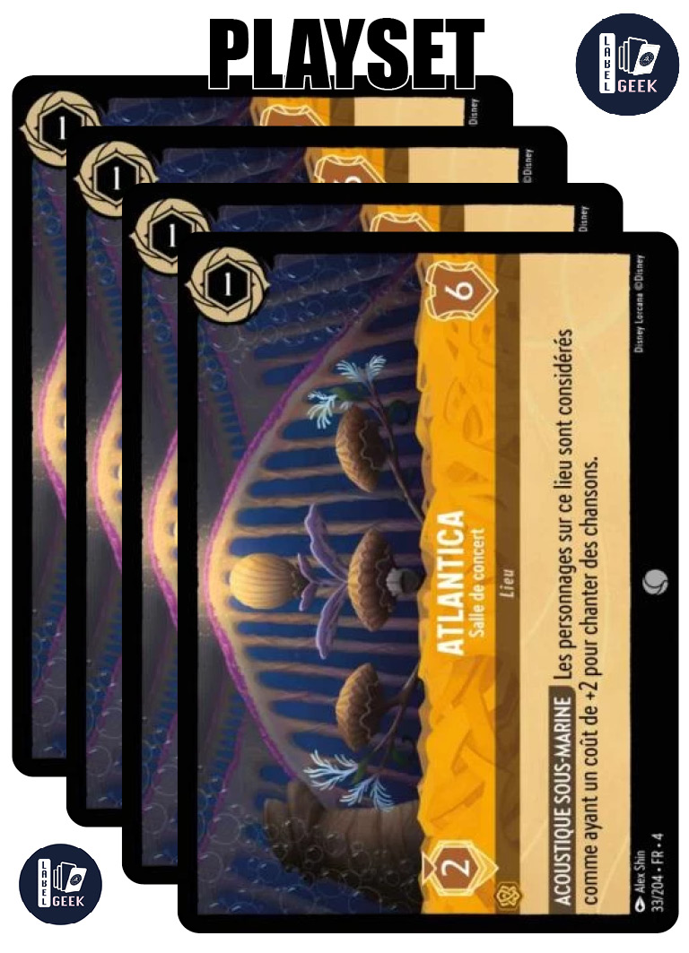 PLAYSET LOR04-033 ATLANTICA, SALLE DE CONCERT