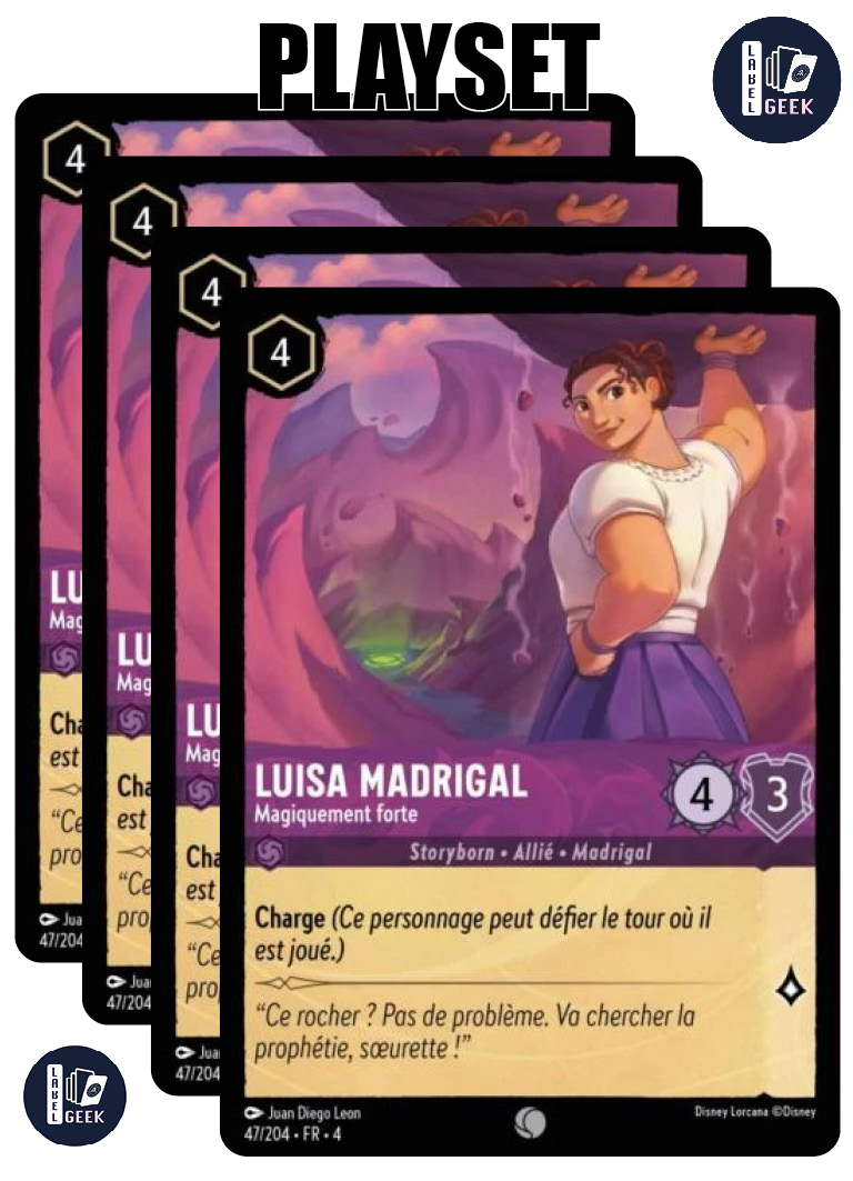 PLAYSET LOR04-047 LUISA MADRIGAL, MAGIQUEMENT FORTE