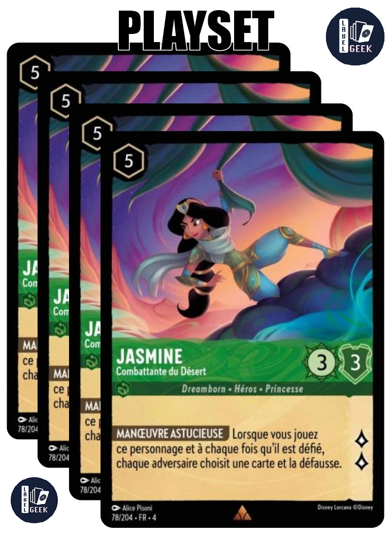 PLAYSET LOR04-078 JASMINE, COMBATTANTE DU DESERT