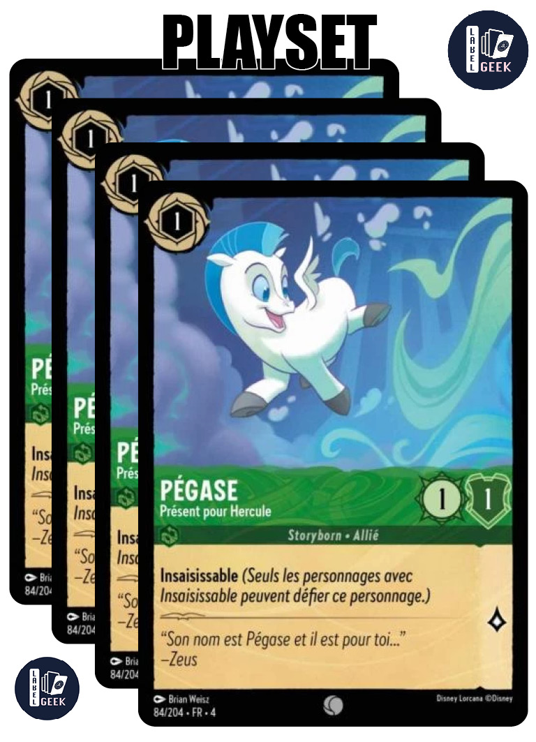 PLAYSET LOR04-084 PEGASE, PRESENT POUR HERCULE