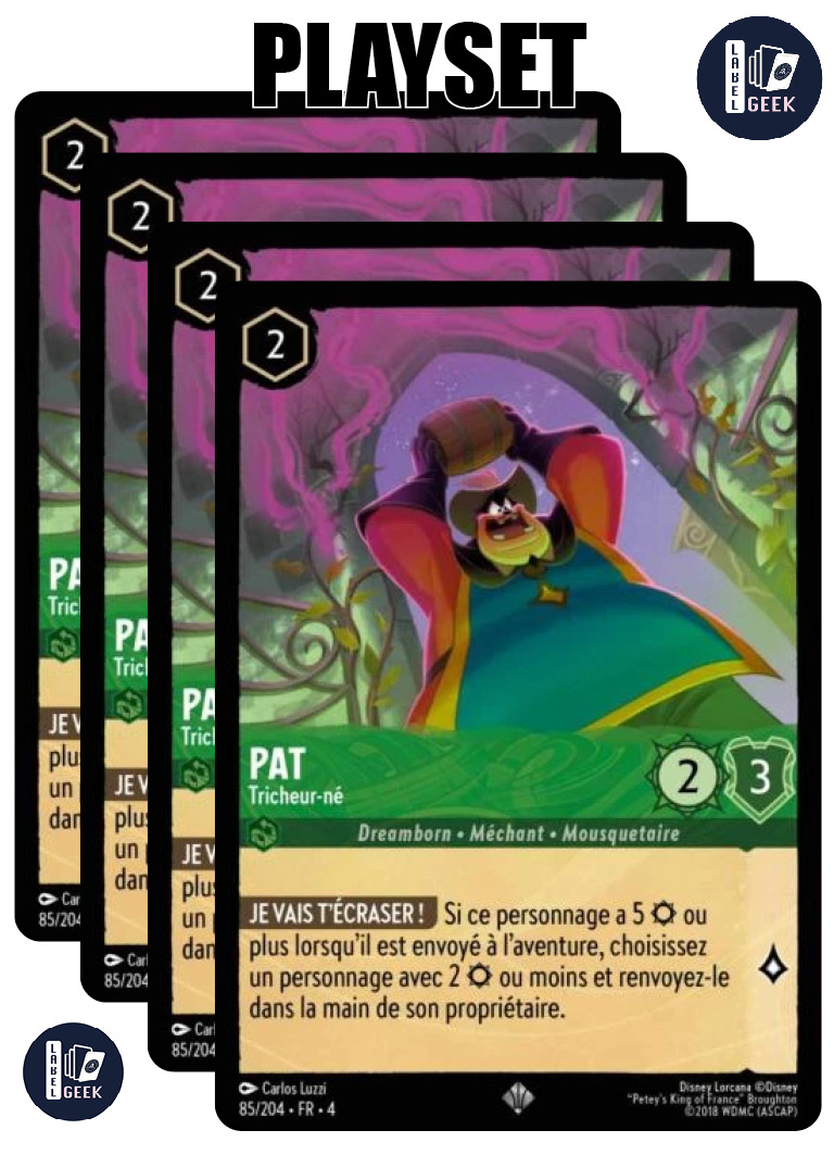 PLAYSET LOR04-085 PAT, TRICHEUR-NE
