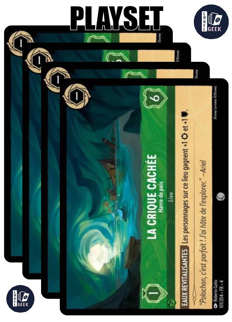 PLAYSET LOR04-101 LA CRIQUE CACHEE, HAVRE DE PAIX