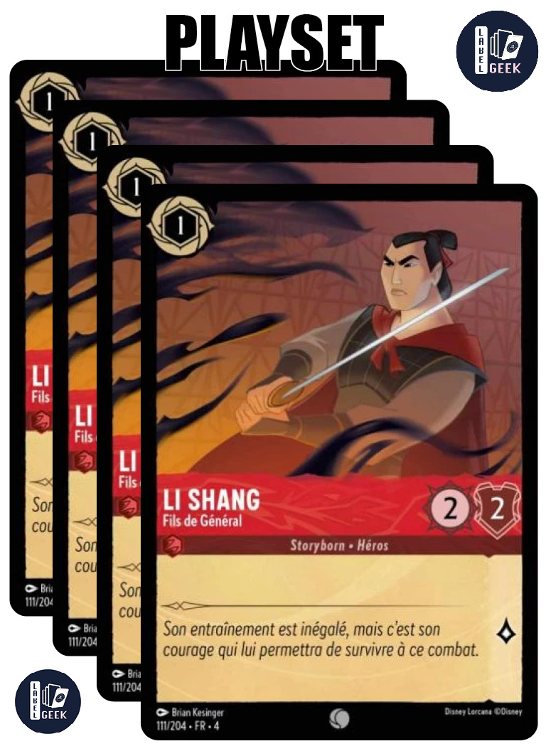 PLAYSET LOR04-111 LI SHANG, FILS DE GENERAL