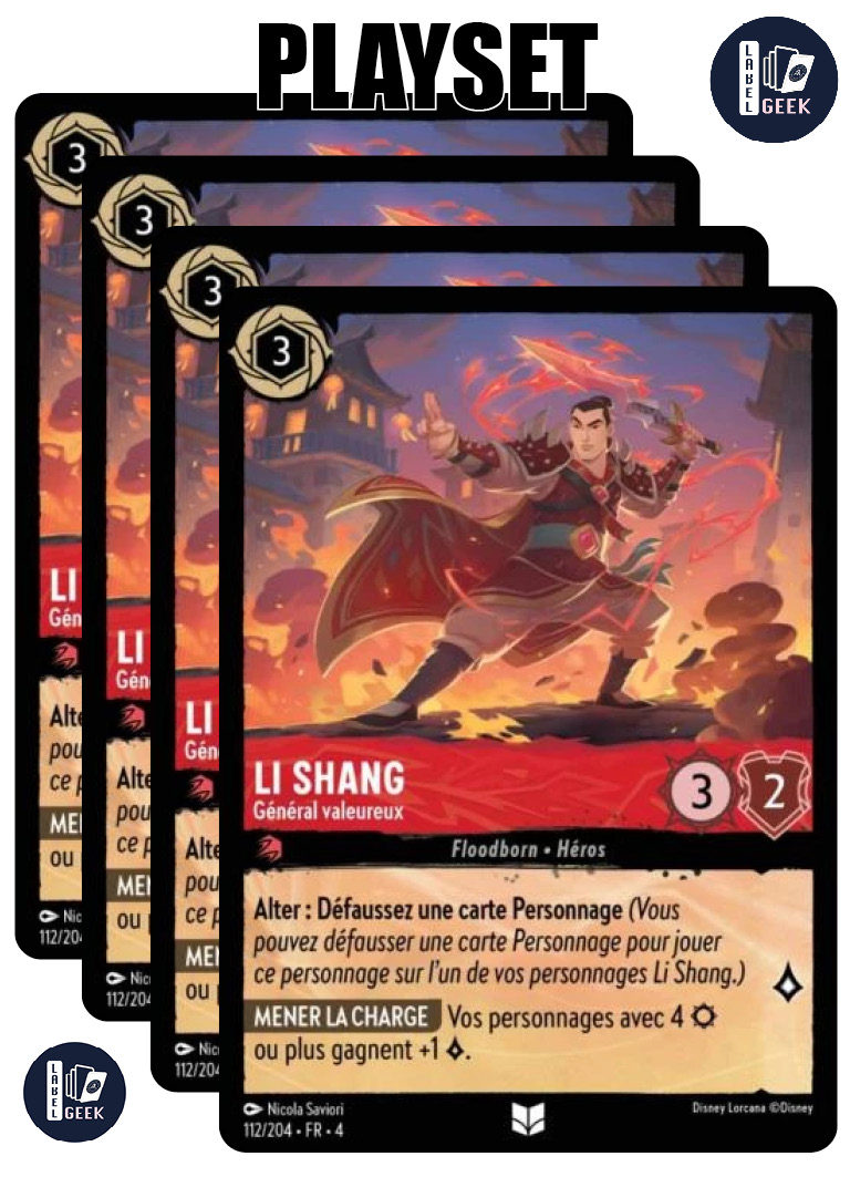 PLAYSET LOR04-112 LI SHANG, GENERAL VALEUREUX