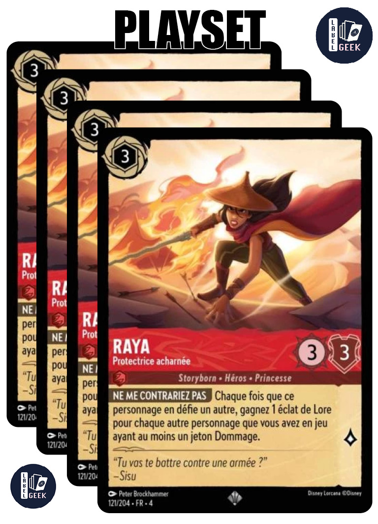 PLAYSET LOR04-121 RAYA, PROTECTRICE ACHARNEE