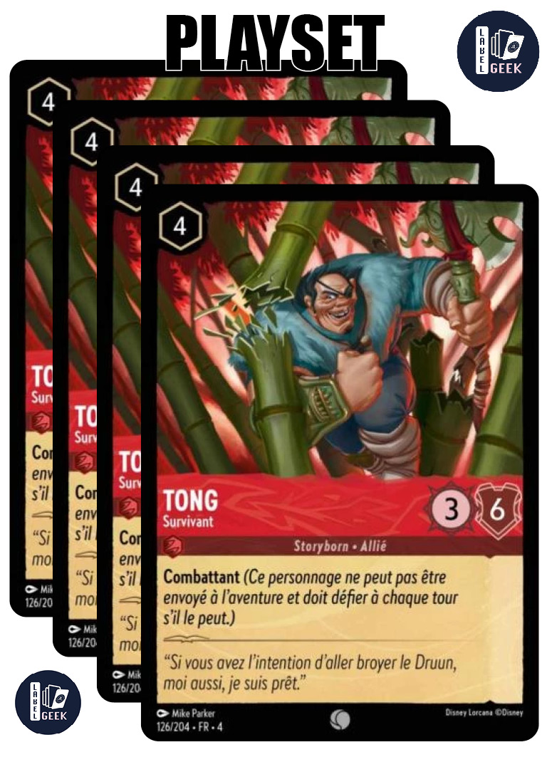 PLAYSET LOR04-126 TONG, SURVIVANT