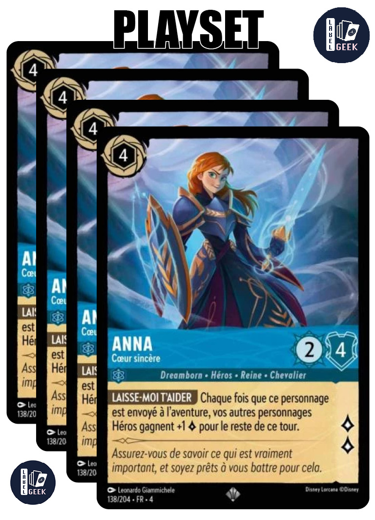 PLAYSET LOR04-138 ANNA, CŒUR SINCERE