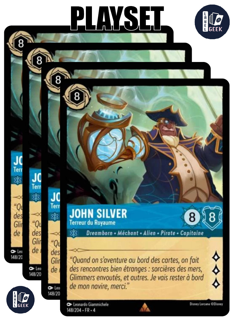 PLAYSET LOR04-148 JOHN SILVER, TERREUR DU ROYAUME