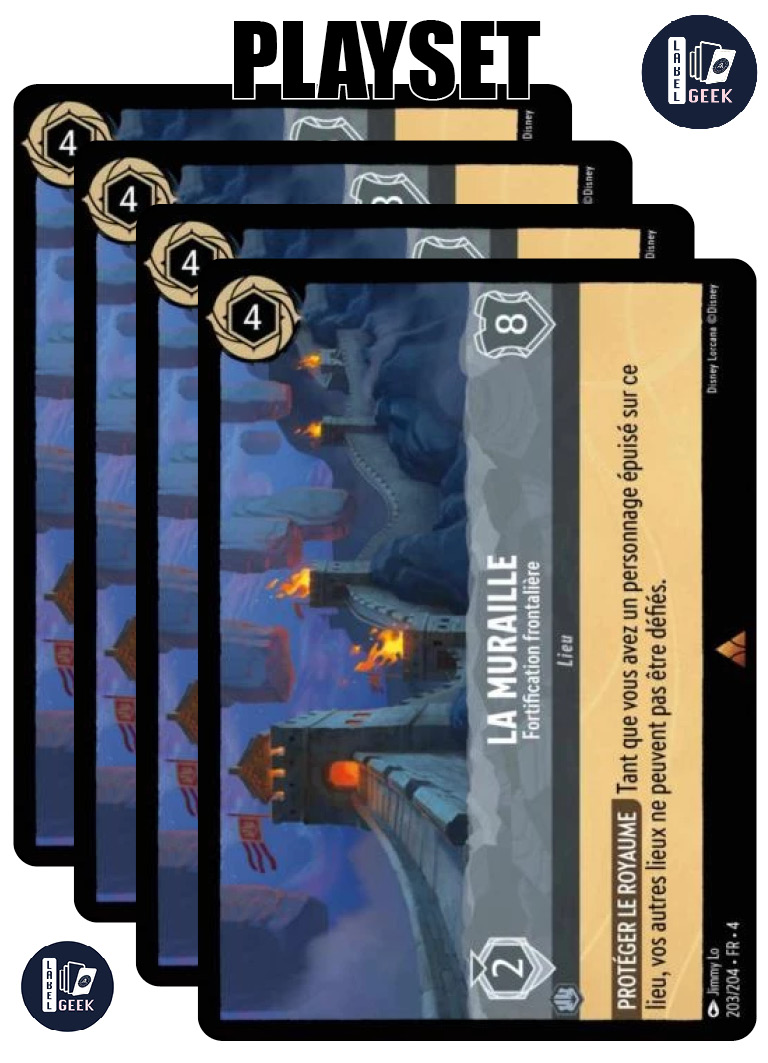 PLAYSET LOR04-203 LA MURAILLE, FORTIFICATION FRONTALIERE