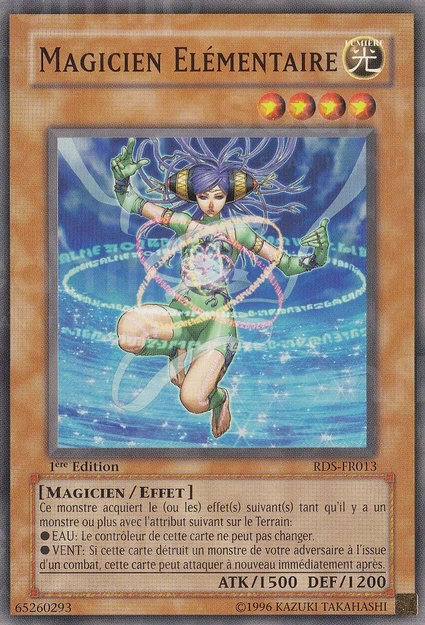 YGO [FR] RDS-FR013 (ED1) MAGICIEN EL&Eacute;MENTAIRE (COMMUNE)