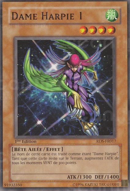 YGO [FR] RDS-FR017 (ED1) DAME HARPIE 1 (COMMUNE)