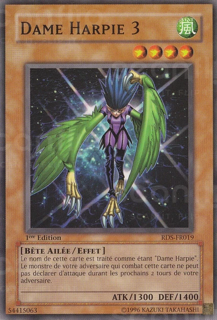 YGO [FR] RDS-FR019 (ED1) DAME HARPIE 3 (COMMUNE)
