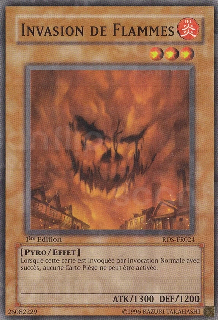 YGO [FR] RDS-FR024 (ED1) INVASION DE FLAMMES (COMMUNE)