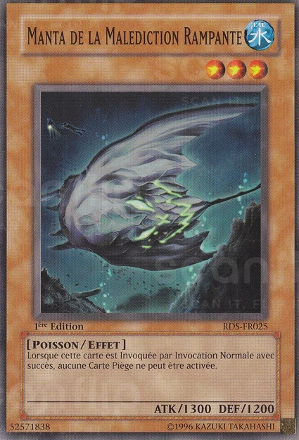 YGO [FR] RDS-FR025 (ED1) MANTA DE LA MALEDICTION RAMPANTE (COMMUNE)