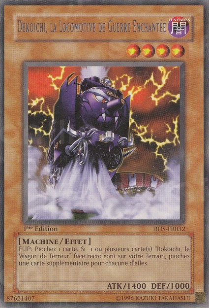 YGO [FR] RDS-FR032 (ED1) DEKOICHI, LA LOCOMOTIVE DE GUERRE ENCHANT&Eacute;E (RARE)