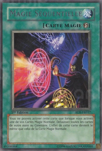 YGO [FR] RDS-FR037 (ED1) MAGIE S&Eacute;QUENTIELLE (RARE)