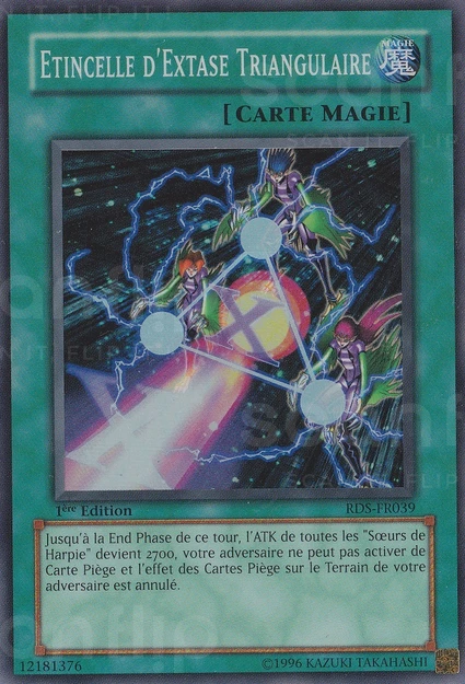 YGO [FR] RDS-FR039 (ED1) &Eacute;TINCELLE D'EXTASE TRIANGULAIRE (SUPER RARE)