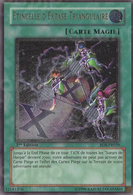 YGO [FR] RDS-FR039 (ED1) &Eacute;TINCELLE D'EXTASE TRIANGULAIRE (ULTIMATE RARE)