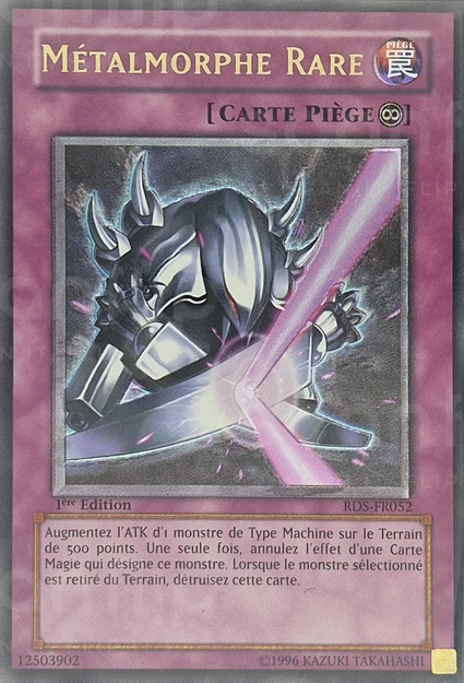 YGO [FR] RDS-FR052 (ED1) M&Eacute;TALMORPHE RARE (ULTIMATE RARE)