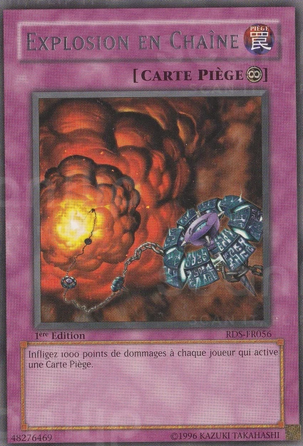 YGO [FR] RDS-FR056 (ED1) EXPLOSION EN CHA&Icirc;NE (RARE)