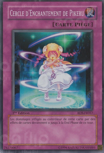 YGO [FR] RDS-FR057 (ED1) CERCLE D'ENCHANTEMENT DE PIKERU (SUPER RARE)