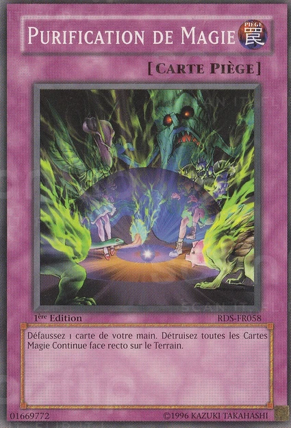 YGO [FR] RDS-FR058 (ED1) PURIFICATION DE MAGIE (COMMUNE)