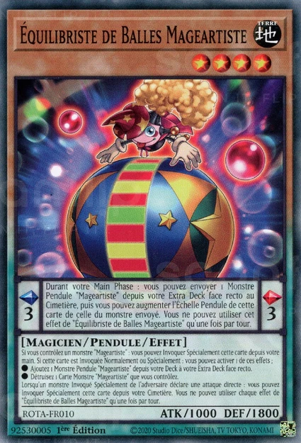 YGO [FR] ROTA-FR010 &Eacute;QUILIBRISTE DE BALLES MAGEARTISTE (COMMUNE)