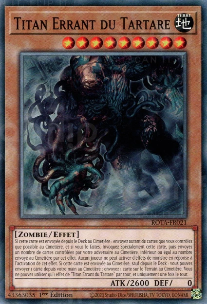 YGO [FR] ROTA-FR021 TITAN ERRANT DU TARTARE (COMMUNE)