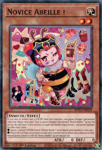 YGO [FR] ROTA-FR029 NOVICE ABEILLE ! (COMMUNE)