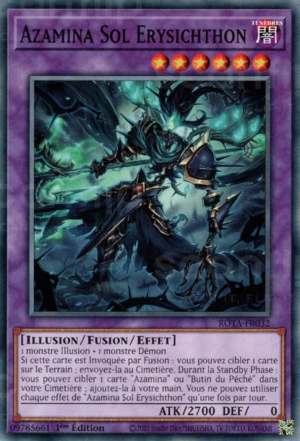 YGO [FR] ROTA-FR032 AZAMINA SOL ERYSICHTHON (COMMUNE)