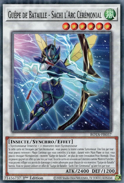 YGO [FR] ROTA-FR037 GUEPE DE BATAILLE - SACHI L'ARC CEREMONIAL (COMMUNE)