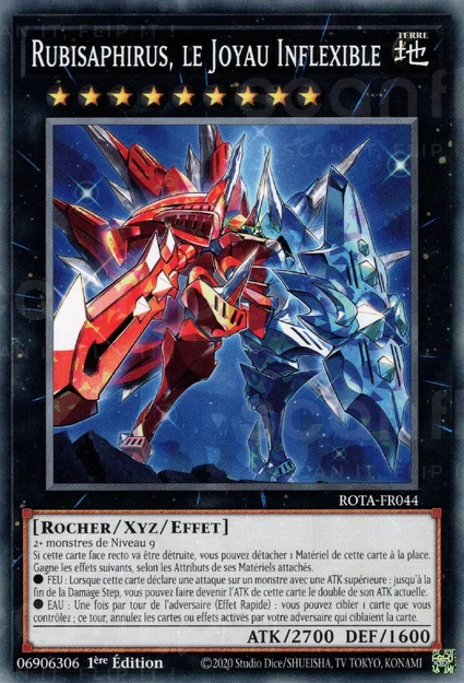 YGO [FR] ROTA-FR044 RUBISAPHIRUS, LEJOYAU INFLEXIBLE (COMMUNE)