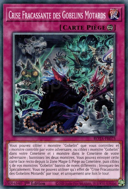 YGO [FR] ROTA-FR075 CRISE FRACASSANTE DES GOBELINS MOTARDS (COMMUNE)