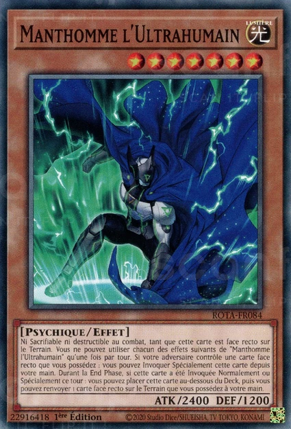YGO [FR] ROTA-FR084 MANTHOMME L'ULTRAHUMAIN (COMMUNE)