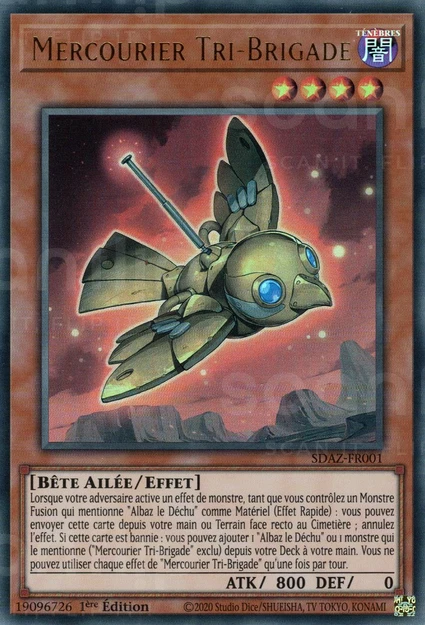 YGO [FR] SDAZ-FR001 MERCOURIER TRI-BRIGADE (ULTRA RARE)