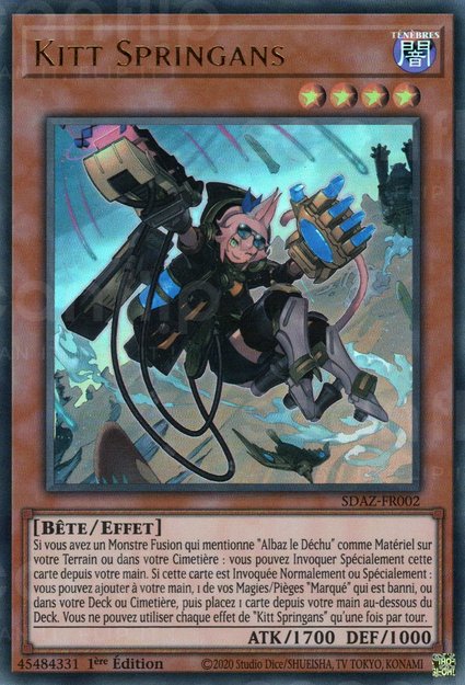 YGO [FR] SDAZ-FR002 KITT SPRINGANS (ULTRA RARE)