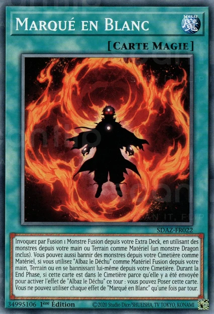 YGO [FR] SDAZ-FR022 MARQUE EN BLANC (COMMUNE)