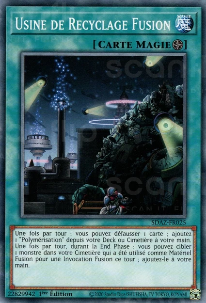 YGO [FR] SDAZ-FR025 USINE DE RECYCLAGE FUSION (COMMUNE)