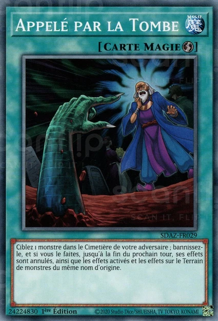 YGO [FR] SDAZ-FR029 APPELE PAR LA TOMBE (COMMUNE)