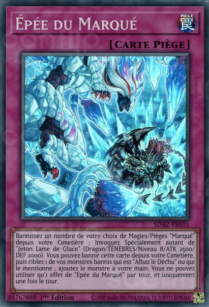 YGO [FR] SDAZ-FR031 &Eacute;PEE DU MARQUE (SUPER RARE)