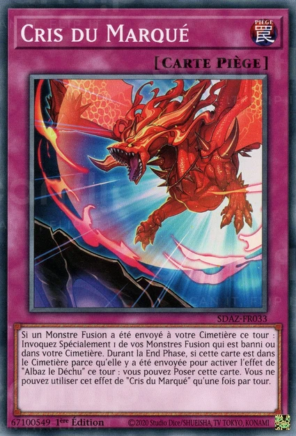 YGO [FR] SDAZ-FR033 CRIS DU MARQUE (COMMUNE)