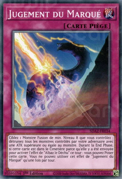 YGO [FR] SDAZ-FR034 JUGEMENT DU MARQUE (COMMUNE)
