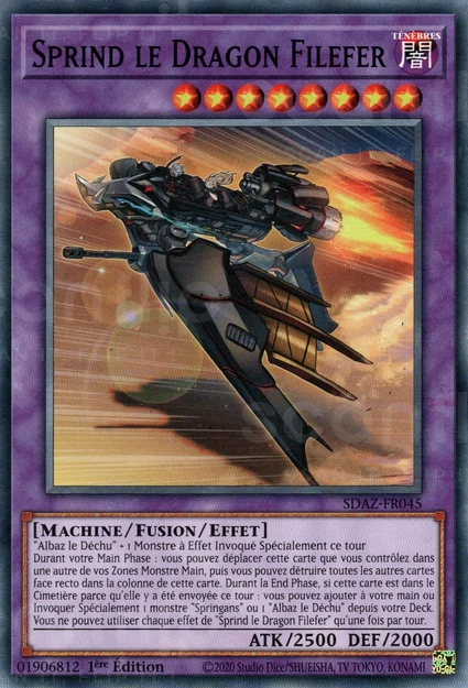 YGO [FR] SDAZ-FR045 SPRIND LE DRAGON FILEFER (COMMUNE)