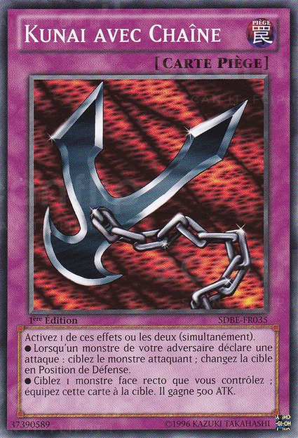 YGO [FR] SDBE-FR035 KUNAI AVEC CHAINE (COMMUNE)