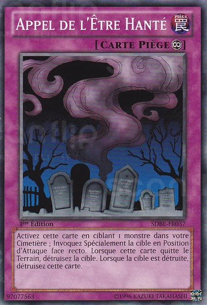 YGO [FR] SDBE-FR037 APPEL DE L'&Ecirc;TRE HANTE (COMMUNE)