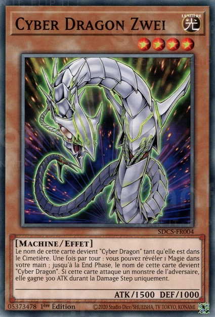 YGO [FR] SDCS-FR004 CYBER DRAGON ZWEI (COMMUNE)