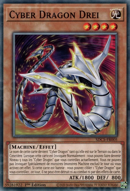 YGO [FR] SDCS-FR005 CYBER DRAGON DREI (COMMUNE)